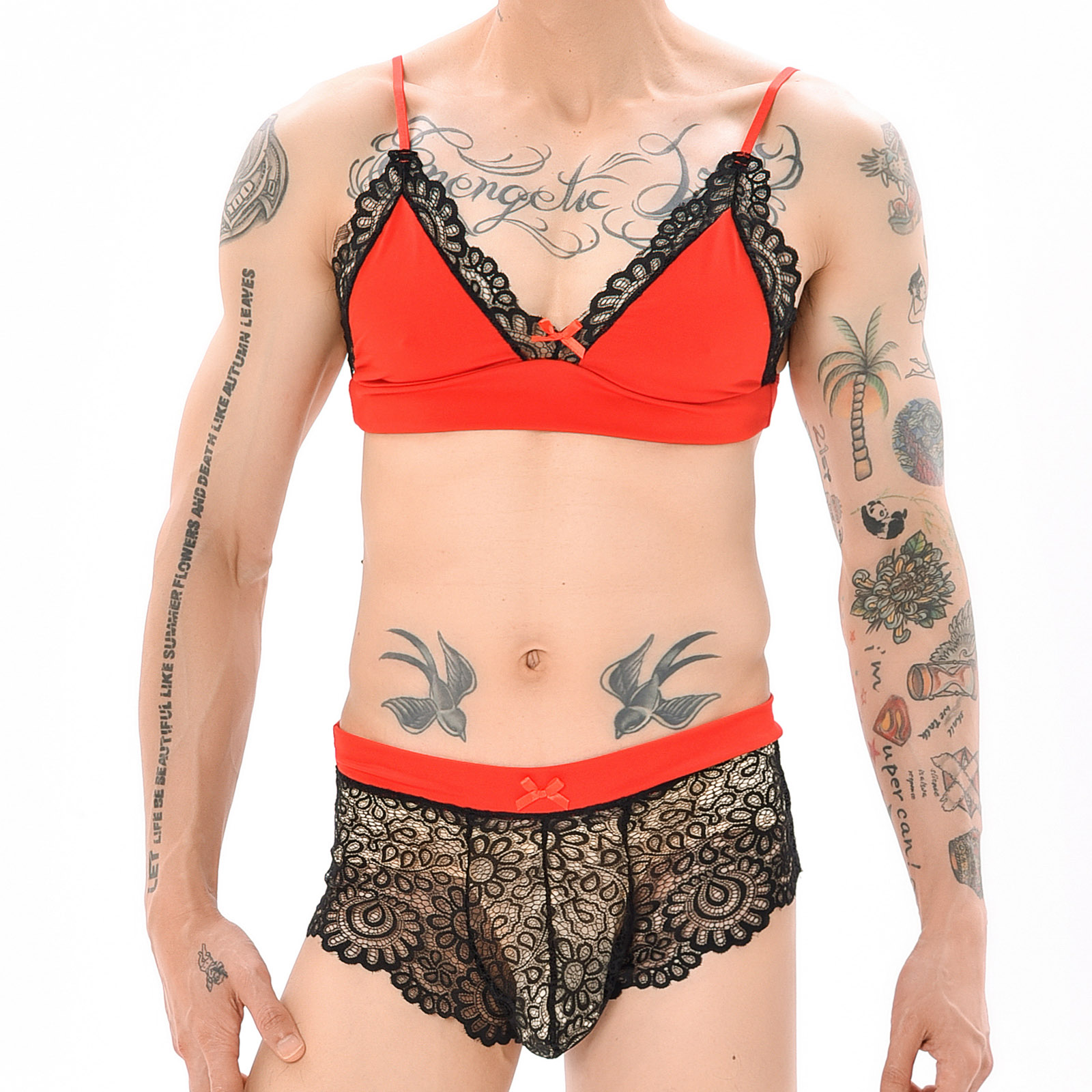 Sheer Mesh Bra - Mannen sexy crossdressing erotische sissy lingerie
