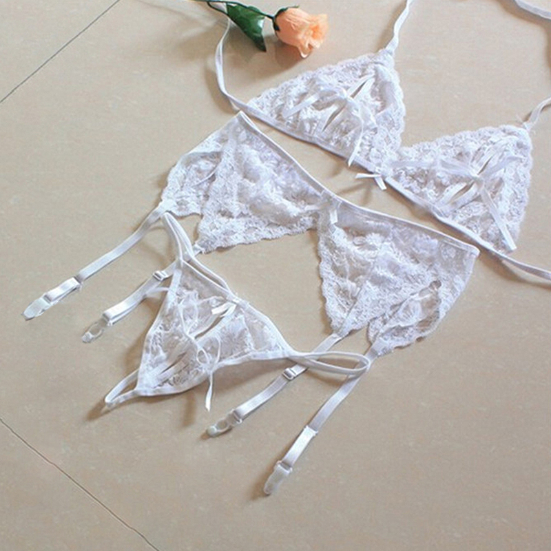 1 set kanten lingerie voor dam - Sheer Mesh Bra recensie en prijs