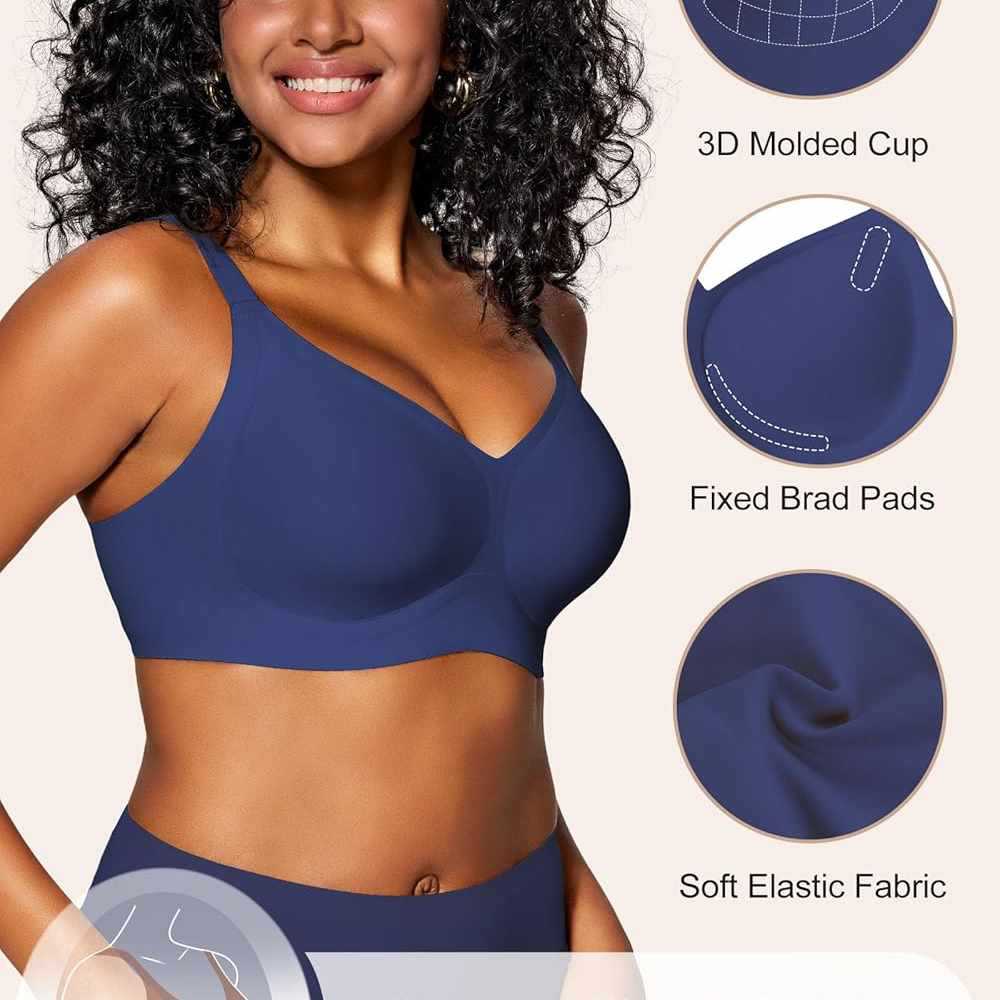 Naadloze, draadloze bh voor da - Plunge Bra Push Up recensie en prijs