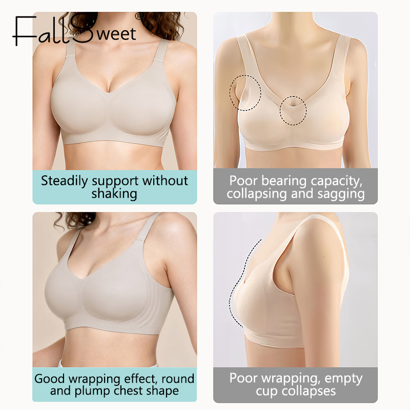 FallSweet Dames Push-Up Naadlo - Mastectomy Bra Pocket recensie en prijs